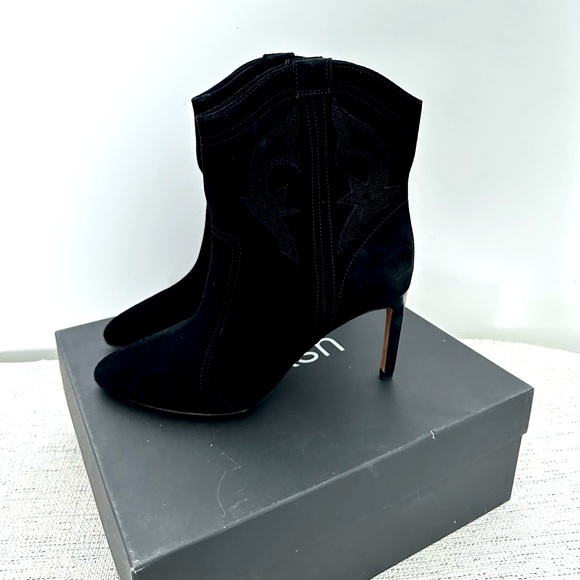 NEW ba&sh Heeled Black Ankle Boot Size 39 IT / 8.5 US - Picture 5 of 8